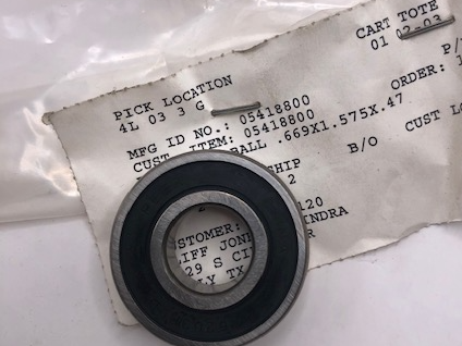 Ariens Bearing 05418800