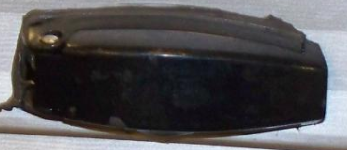 RV Compartment Door Hold Back Latch, Black Plastic 20X38958A