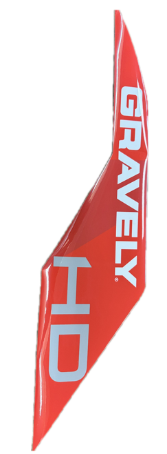 Gravely RH Fender Decal HD 07801110
