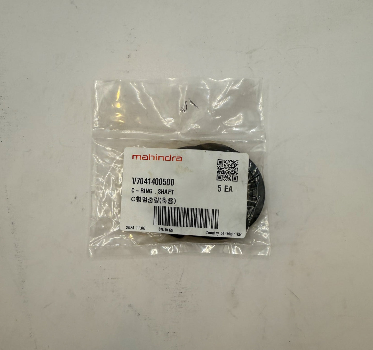 Mahindra C-Type Stop Ring V7041400500