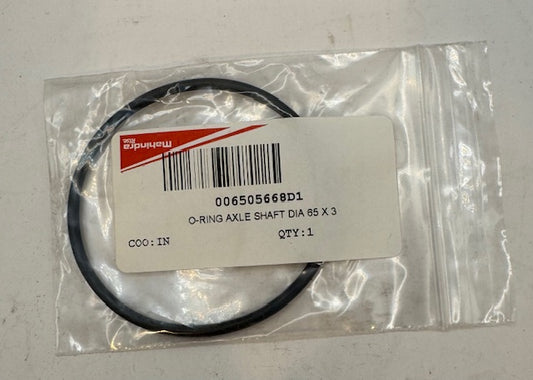 Mahindra O-Ring Axle Shaft 006505668D1