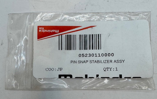 Mahindra Pin Snap Stabilizer Assy 05230110000