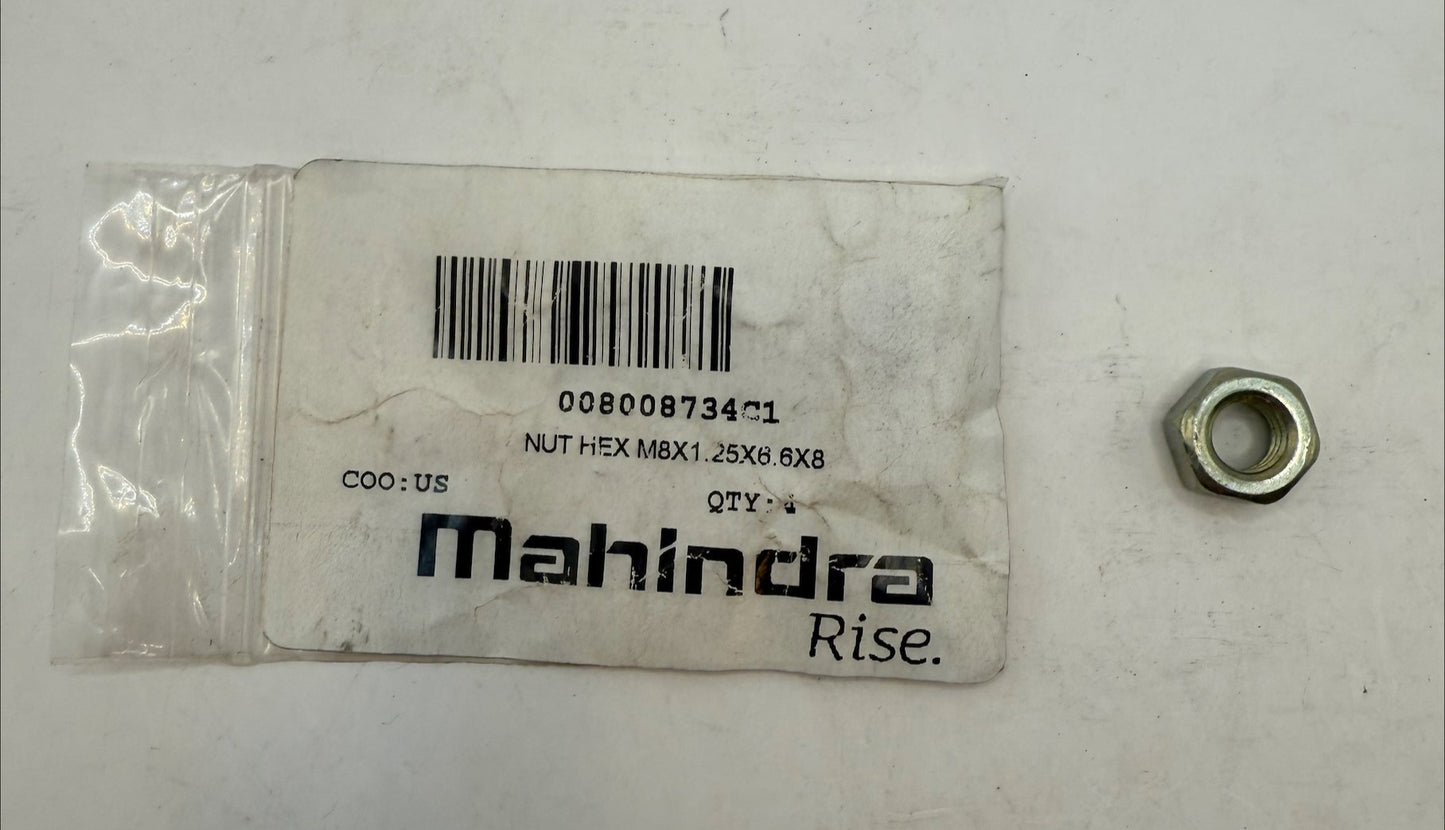 Mahindra Hex Nut 008008734C1