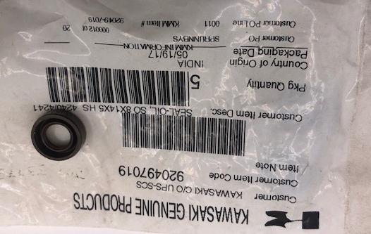 Kawasaki Oil Seal 92049-7019