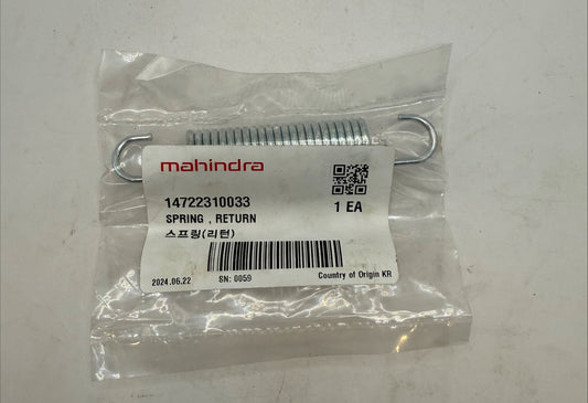 Mahindra Return Spring 14722310033