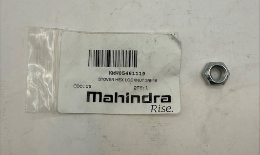 Mahindra Stover Hex Locknut KMW05461119