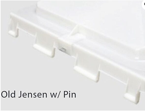 Heng's Roof Vent Lid, Old Style Hinge, White (J291RWH-C) 291RWH