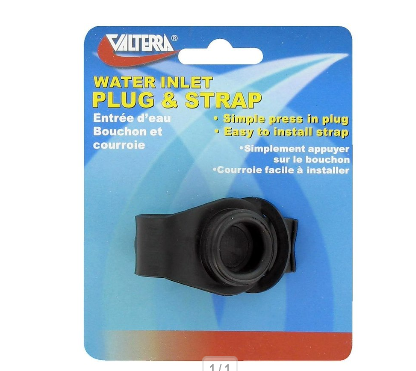 Valterra Water Inlet Plug & Strap A0170SBKVP