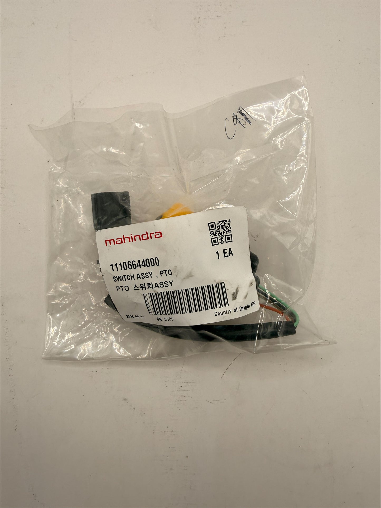 Mahindra Pto Switch Assembly PTO 11106644000