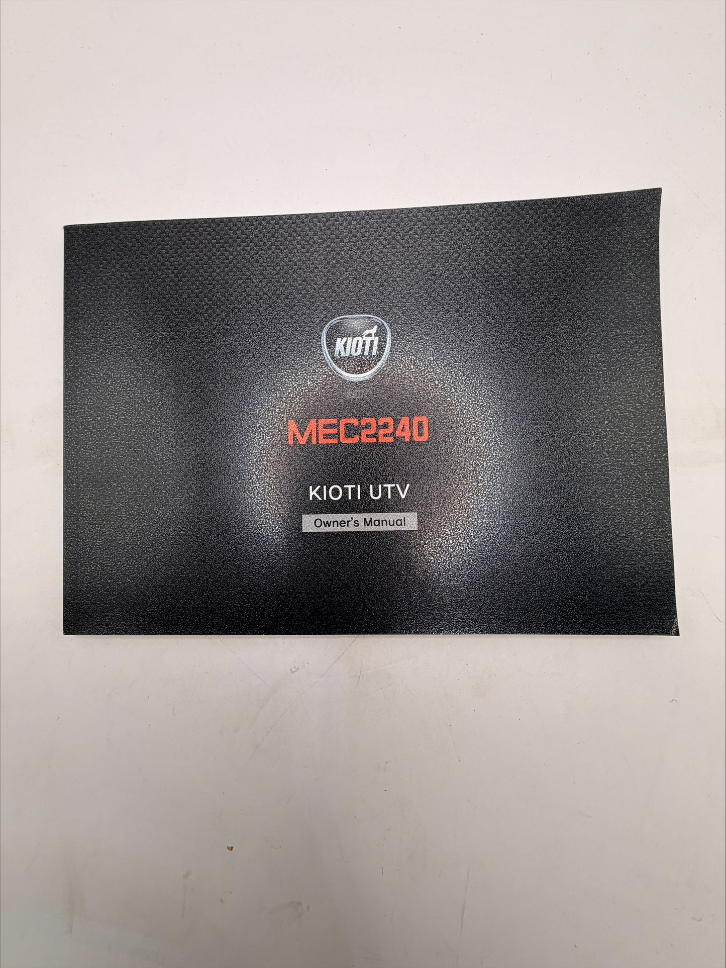 Kioti MEC2240 UTV Manual - GMO-0030