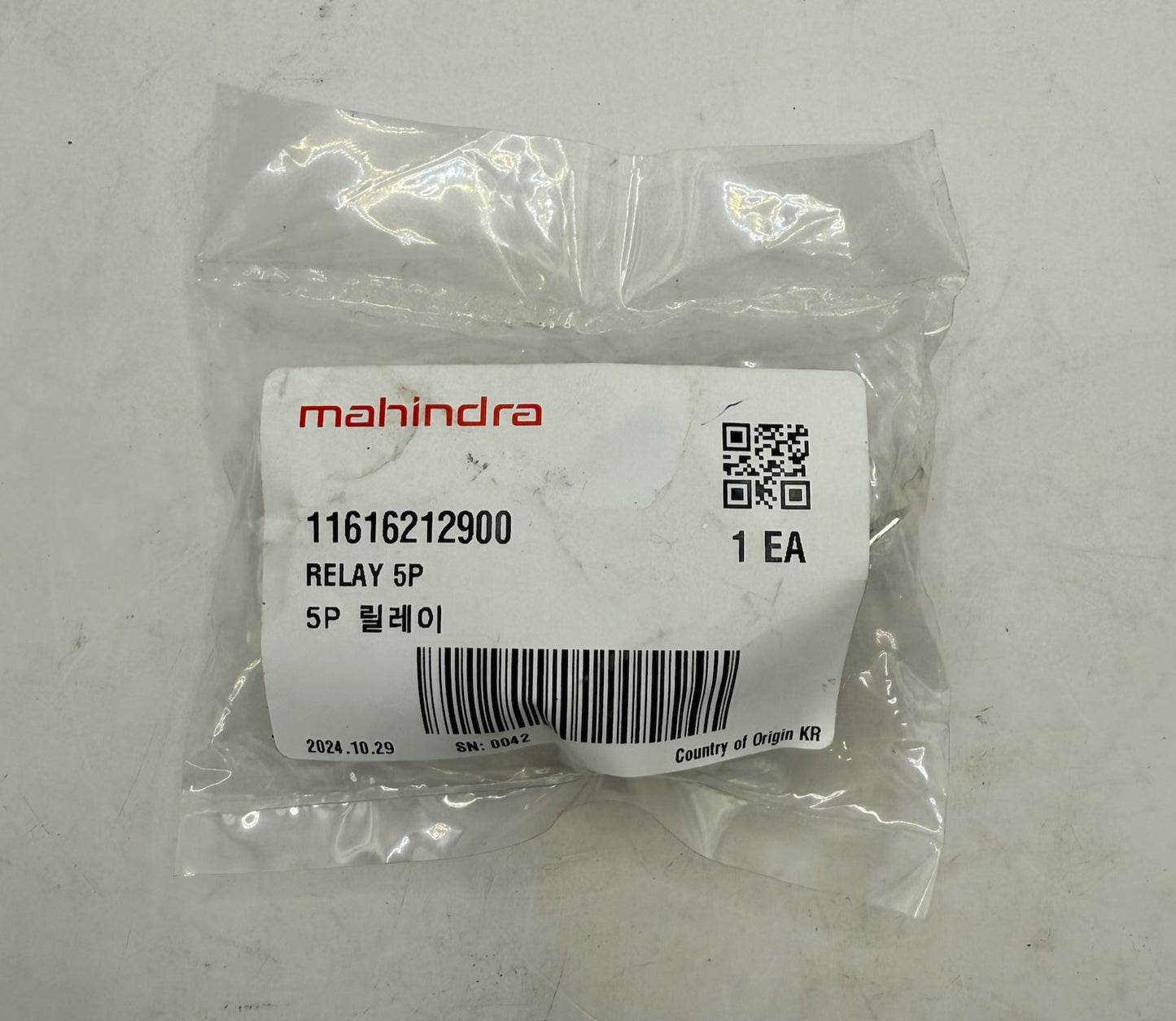 Mahindra Relay Wiper 11616212900