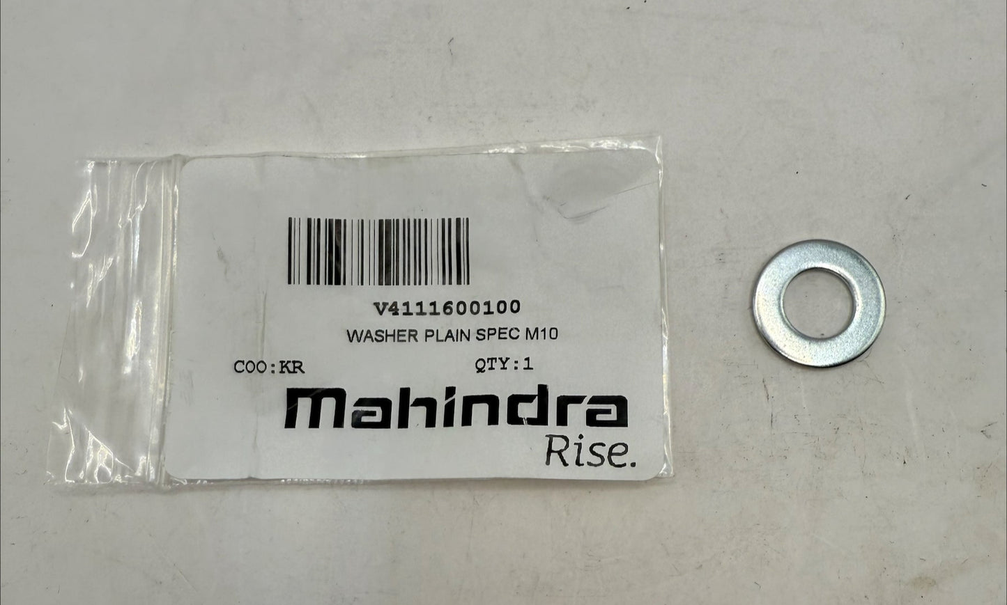 Mahindra Plain Washer V4111600100