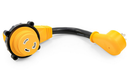 Camco PowerGrip - Dogbone 12" 15AM/30AF-90Deg Locking 55636