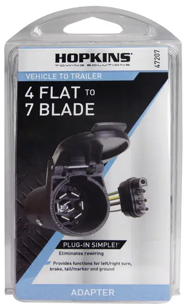 Hopkins 4 flat to 7 way adapter 47207