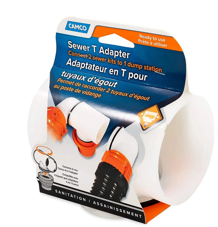 Camco Sewer T Adapter 39734
