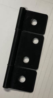 RV Passage Door Hinge, Black F100140179
