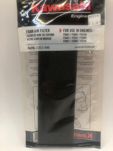 Kawaski Foam Air Filter 11013-7046
