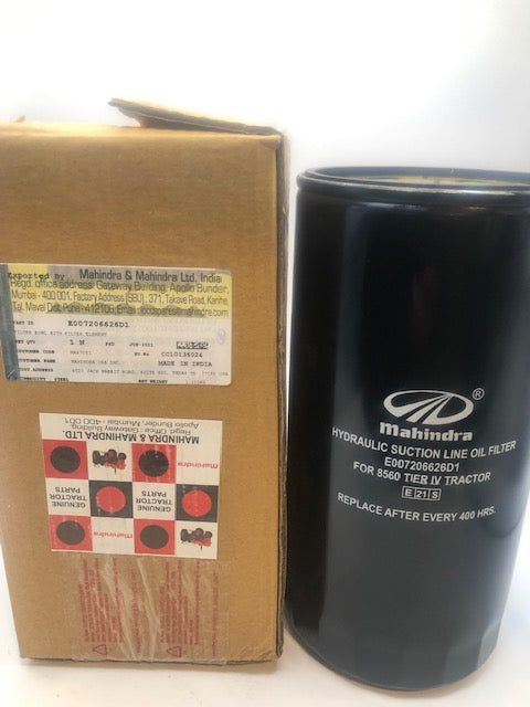 Mahindra Hydrualic Filter E007206626D1