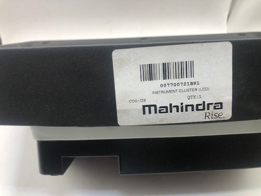 Mahindra Instrument Cluster 007700721B91