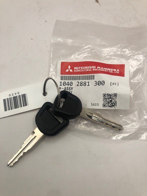 Mahindra Ignition Key 10402881300