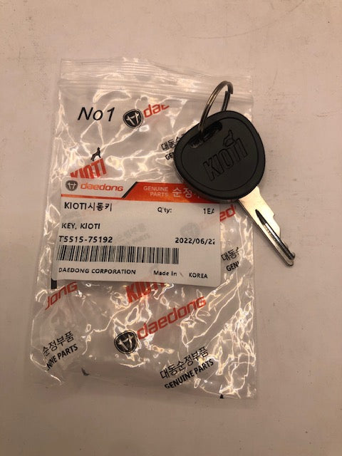 Kioti Ignition Key T5515-75192 – Cliff Jones Parts