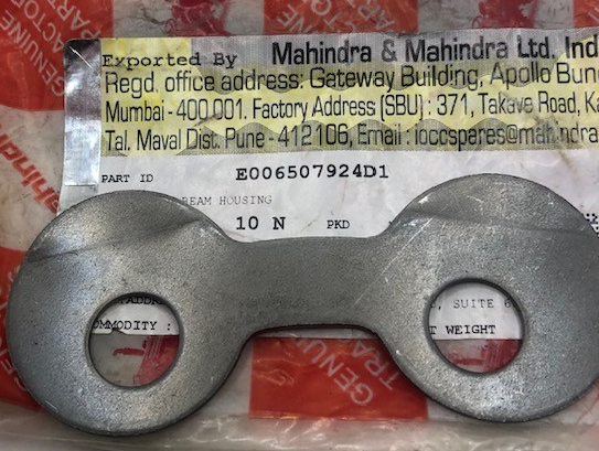 Mahindra Lock Plate E006507924D1