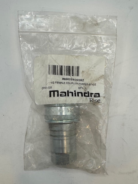 Mahindra 1/2 Female Coupler Quick Connect KMW05806082
