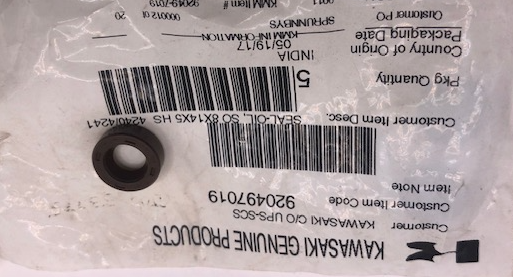 Kawasaki Oil Seal 92049-7019
