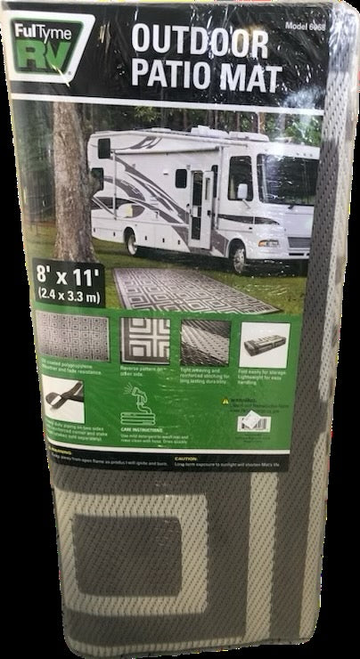 Funtime Rv Outdoor Patio Mat 8x11