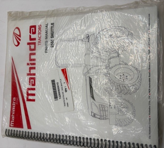 Mahindra Parts Manual 2555 Shuttle 12269500010