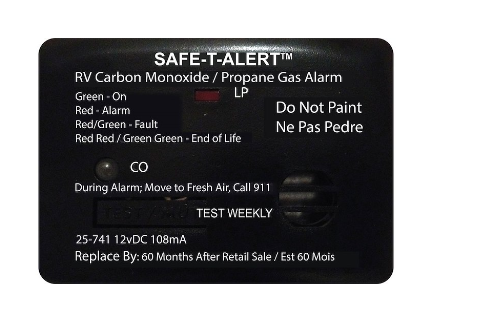 Safe T Alert Carbon Monoxide/Propane Leak Detector (25-741-BL) 03-0646