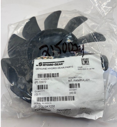 Ariens/Gravely Pulley Fan Kit 21500024