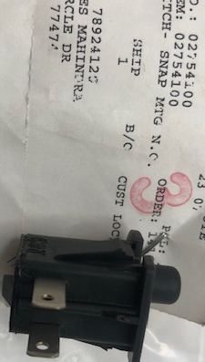 Ariens/Gravely Safety Switch 02754100