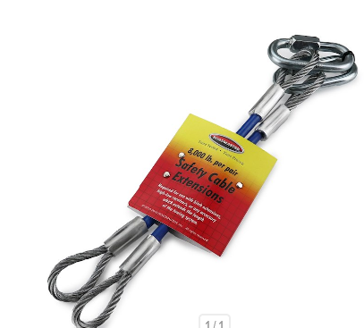 Safety Chain Cable Extensions, 8000lb 910648