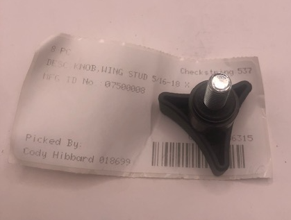 Ariens/Gravely Knob 07500008