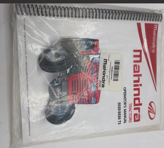 Mahindra 5525/6526 T3 Operator Manual