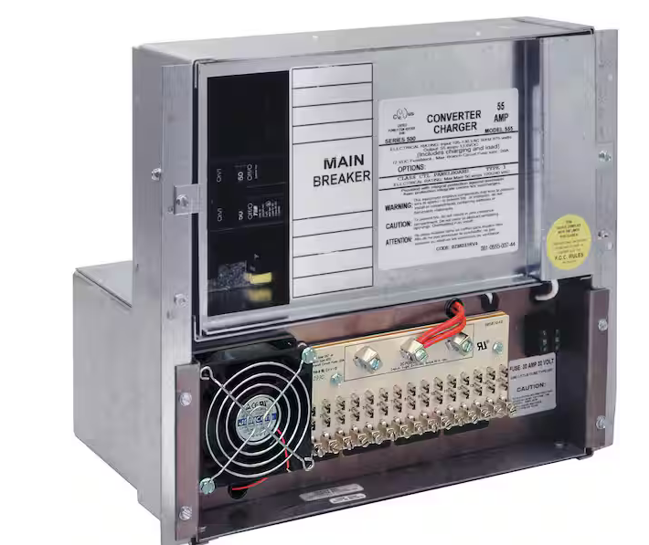 Parallax RV 55Amp Power Converter, Model 555 40E01087A